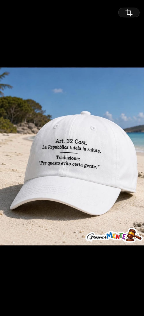 Cappello Art. 32 Cost.