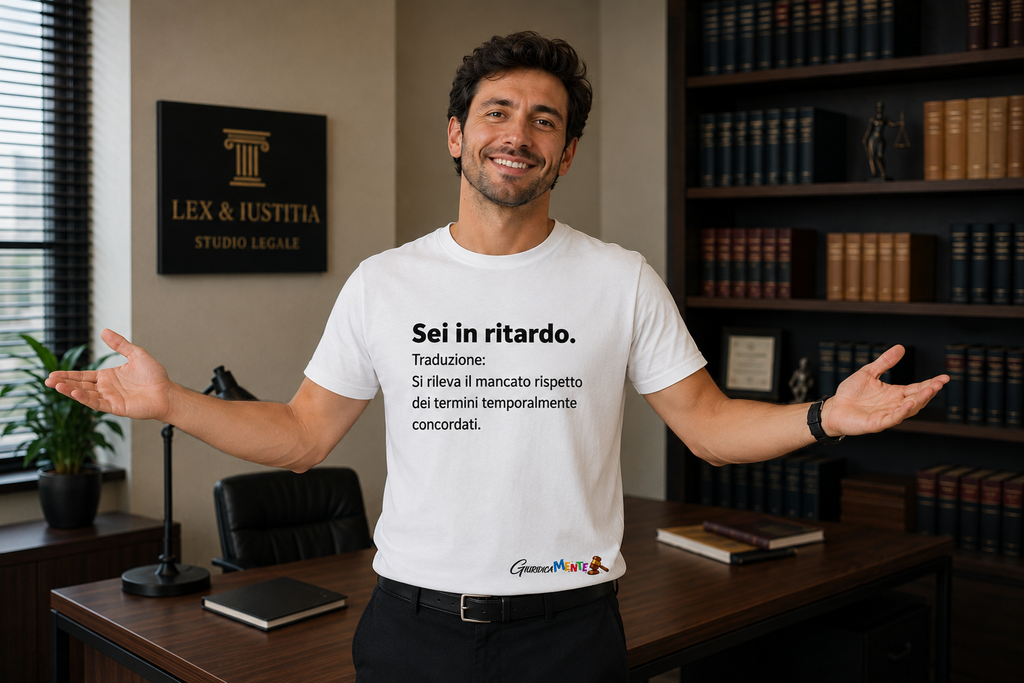 Maglia a maniche corte SEI IN RITARDO