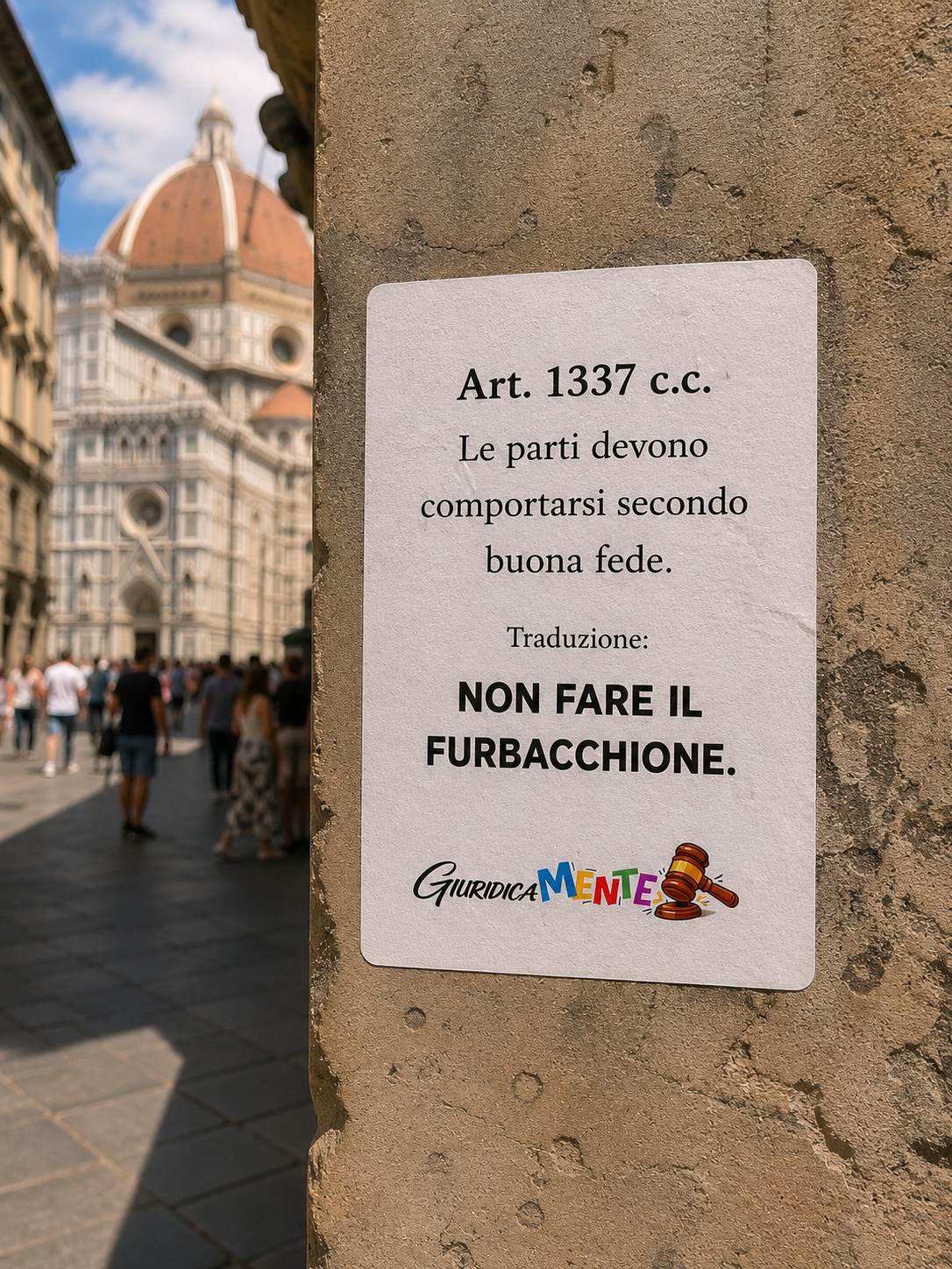Adesivo Art. 1337 c.c.