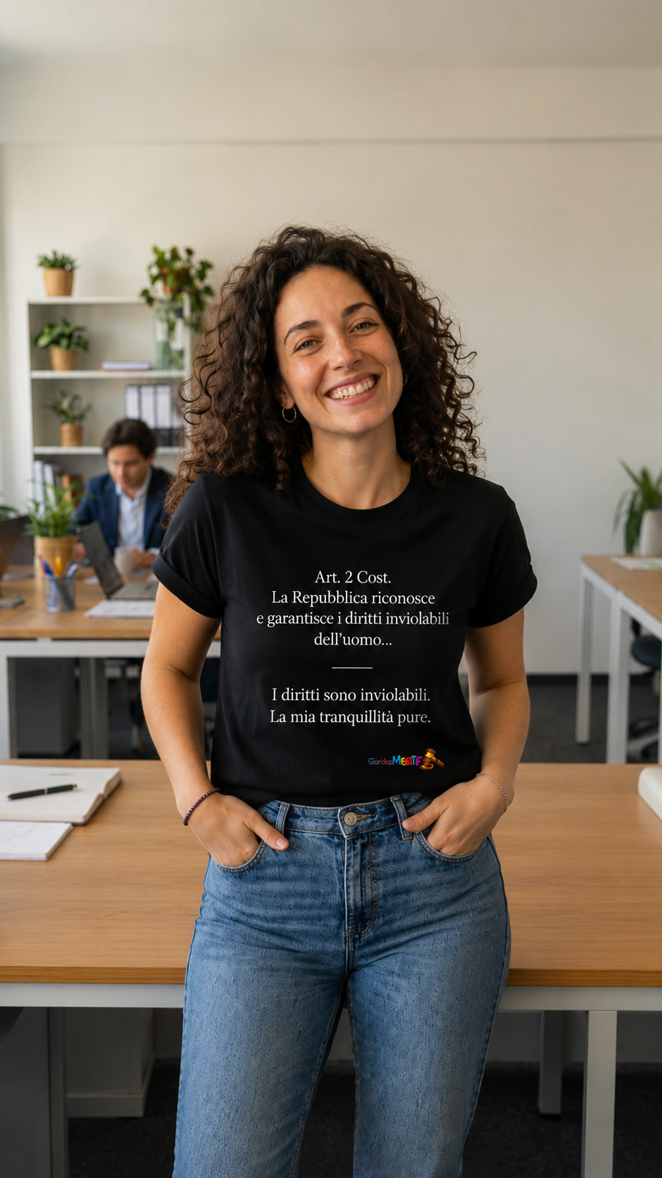 T-shirt a maniche corte Art. 2 della Costituzione