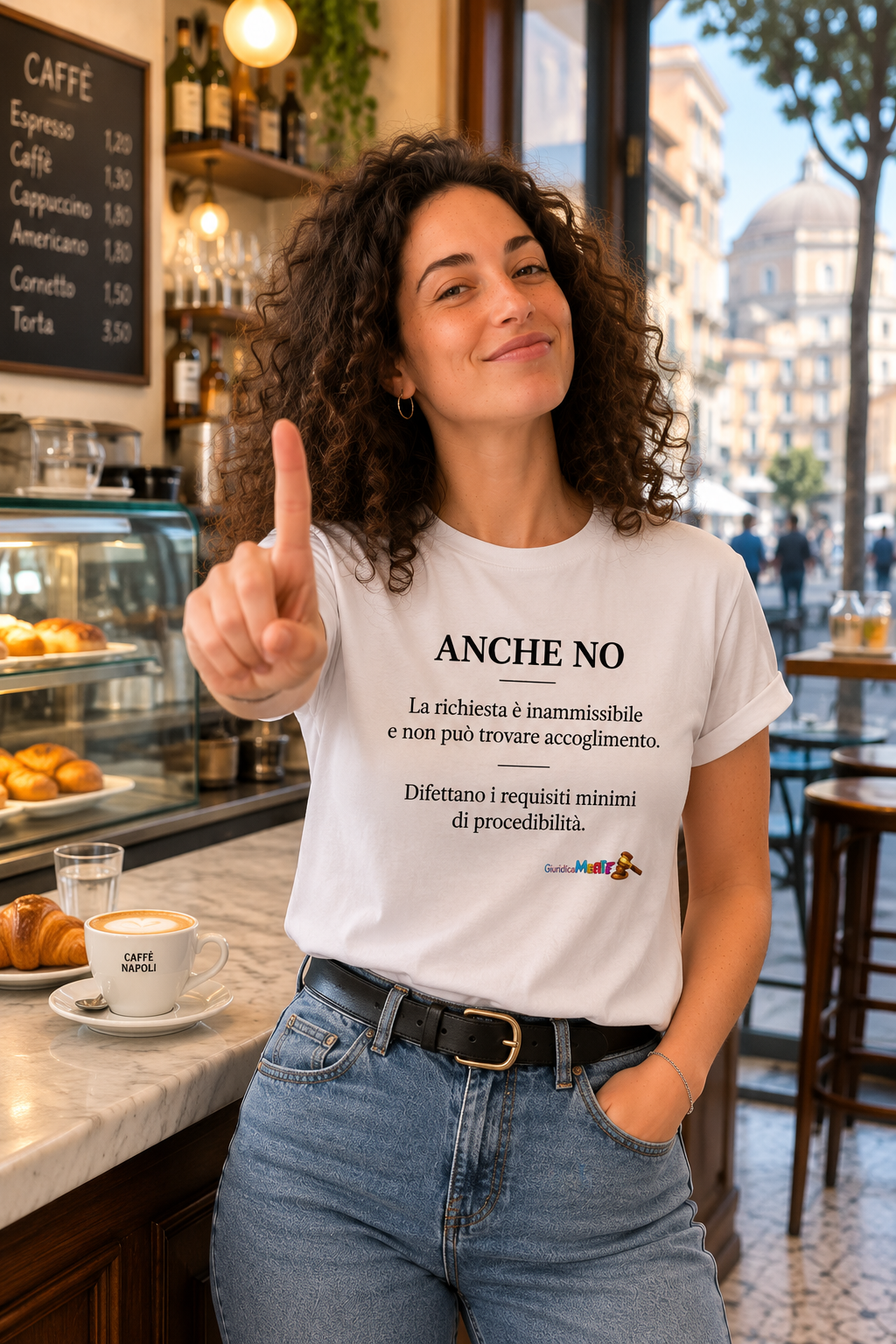 Maglietta a maniche corte ANCHE NO.