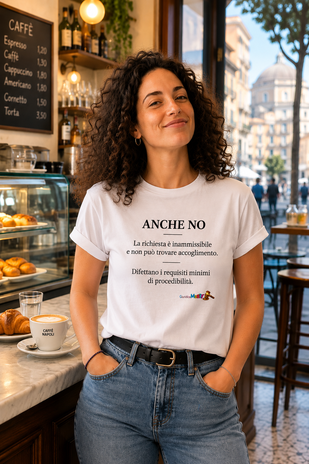 Maglietta a maniche corte ANCHE NO.