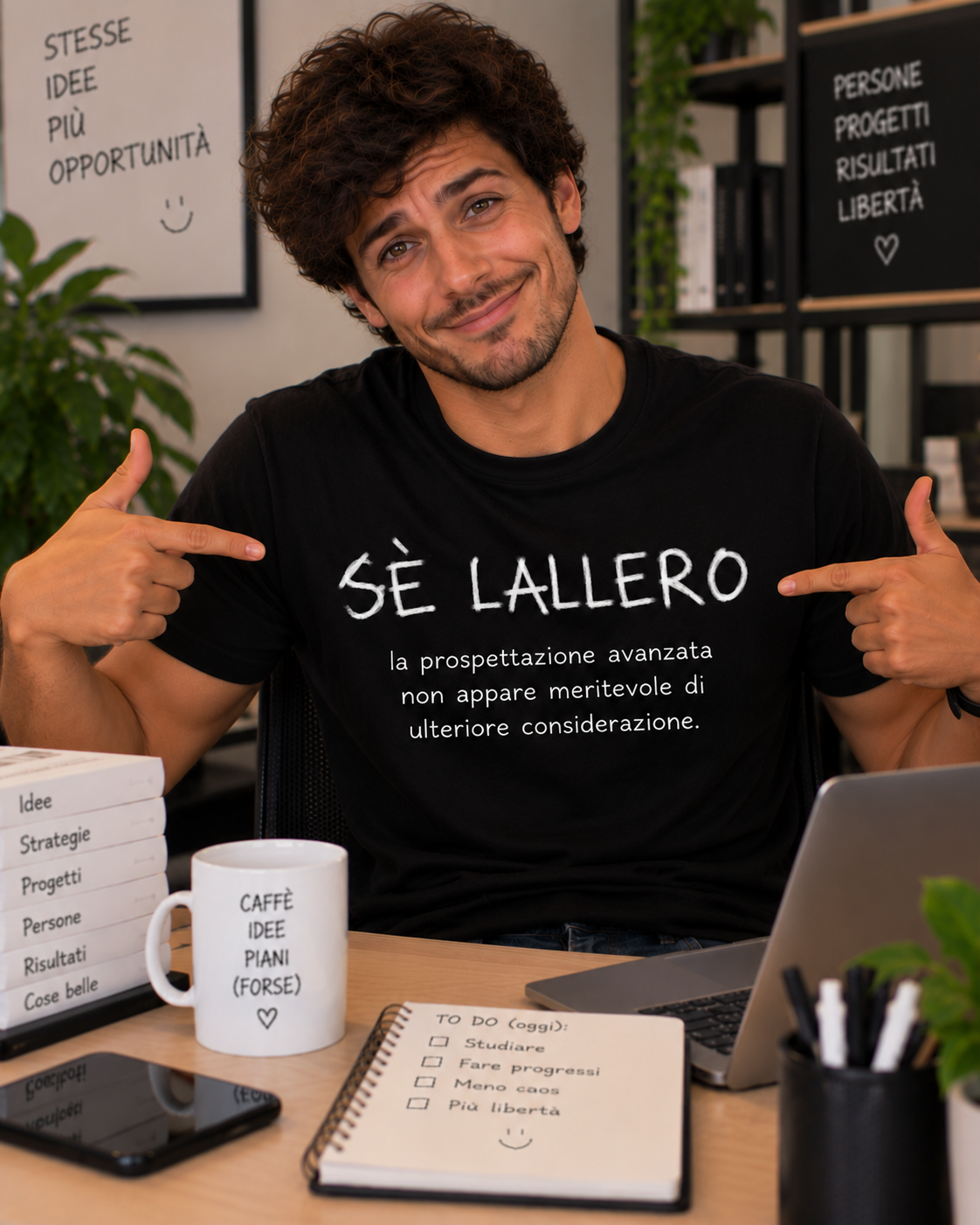 Maglietta a maniche corte SÈ LALLERO