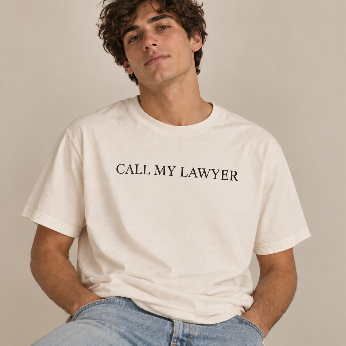 Maglietta a maniche corte CALL MY LAWYER