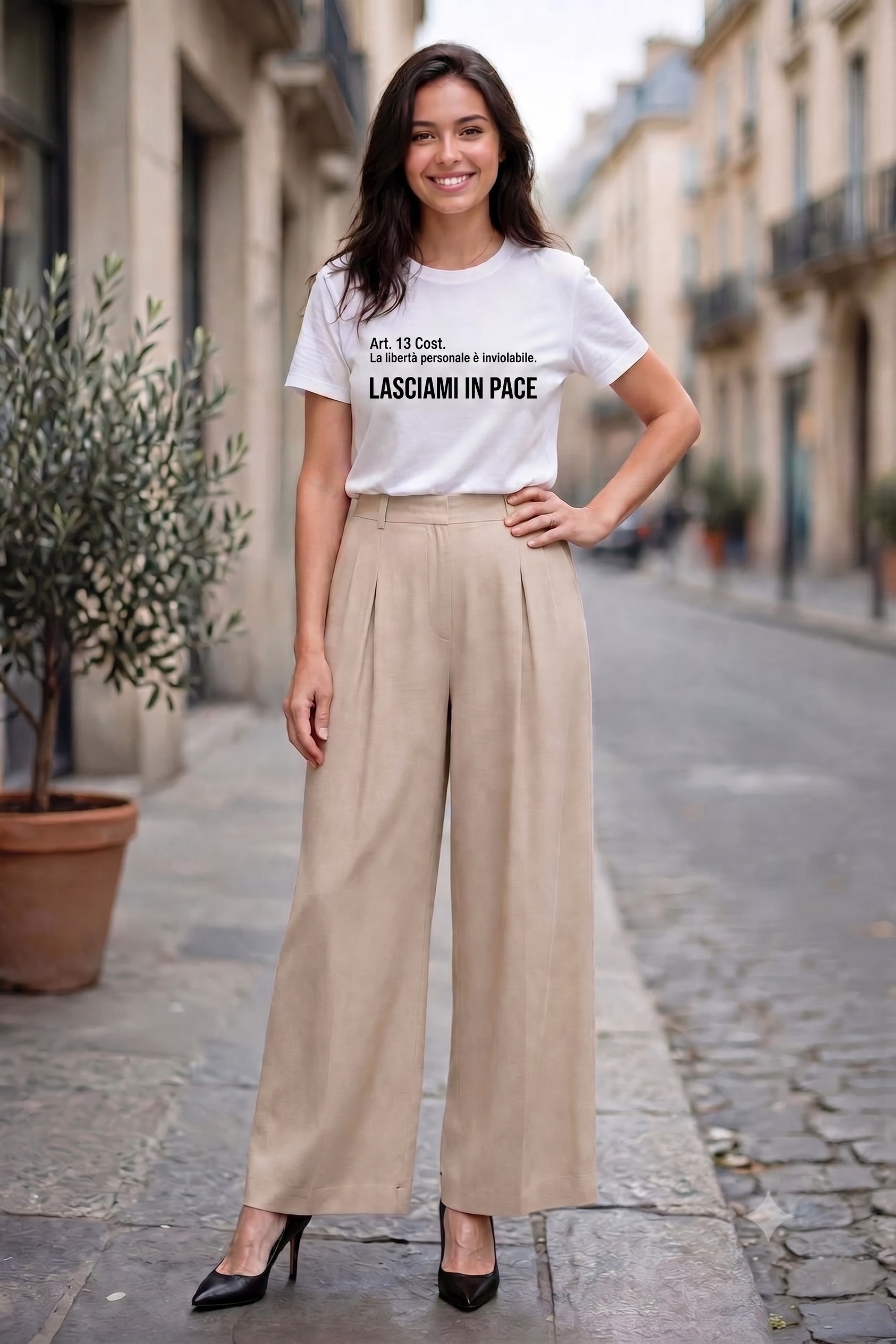 T-shirt maniche corte Art. 13 Cost.