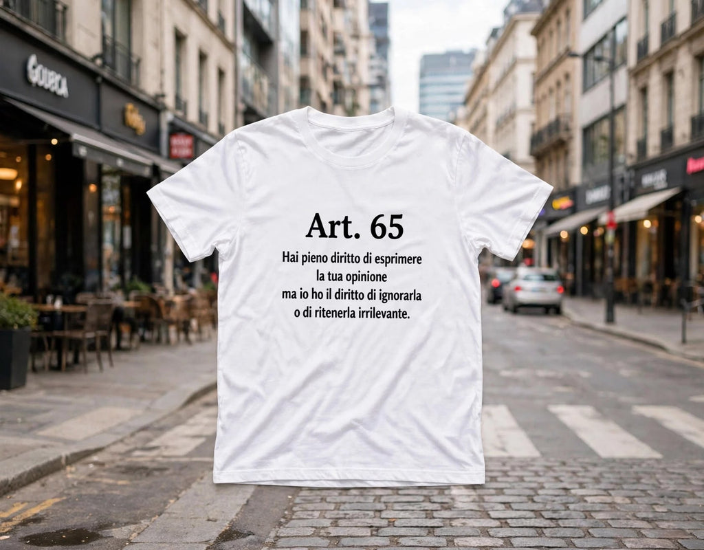T-shirt manica corta Art. 65