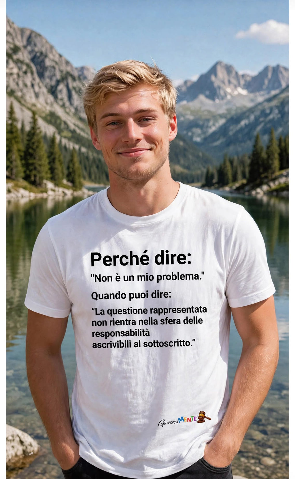 Maglietta a maniche corte NON È UN MIO PROBLEMA