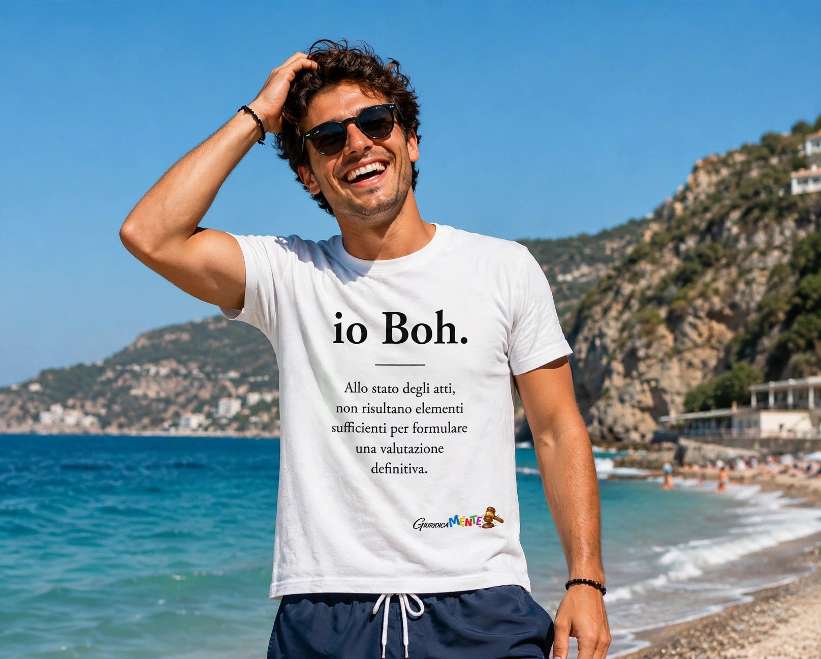 Maglietta maniche corte "IO BHO"